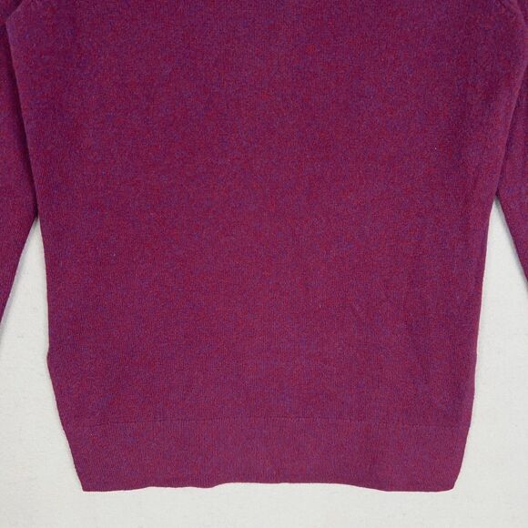 Club Monaco Sweater Womens Small Purple Burgundy Cashmere Minimal Quiet Luxury - Picture 3 of 13
